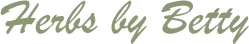 Herbs by Betty LLC